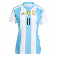 Argentina Angel Di Maria #11 Domaci Dres za Ženska Copa America 2024 Kratak Rukav